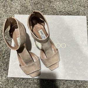 Suede 4 inch sandal!